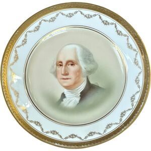 Tatler & Lawson Thomas Sevres George Washington Collectible Decorative Plate.